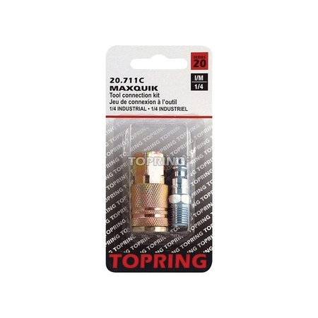 TOPRING Set Cplr & Plg Npt 14in 2pc 20.711C